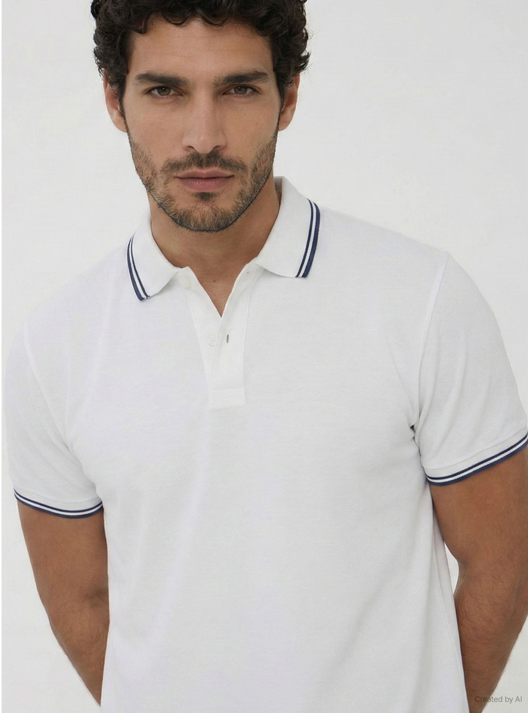 Pack 2 polo con profili a contrasto 2x