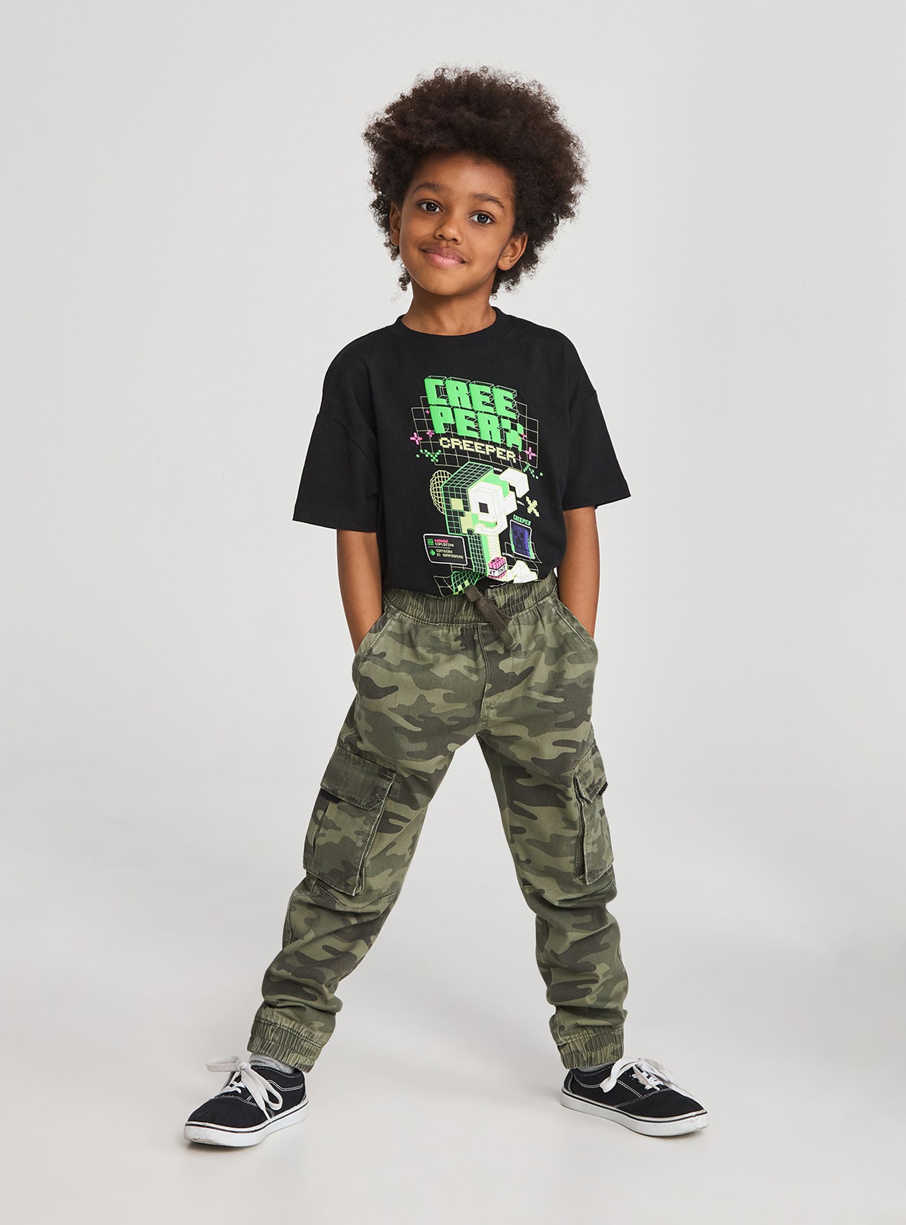 Rolanko Pantalon Cargo Garçon Jogging Enfant Slim Fit Camouflage Rolanko Pantalon Cargo Garçon Jogging Enfant Slim Fit Camouflage