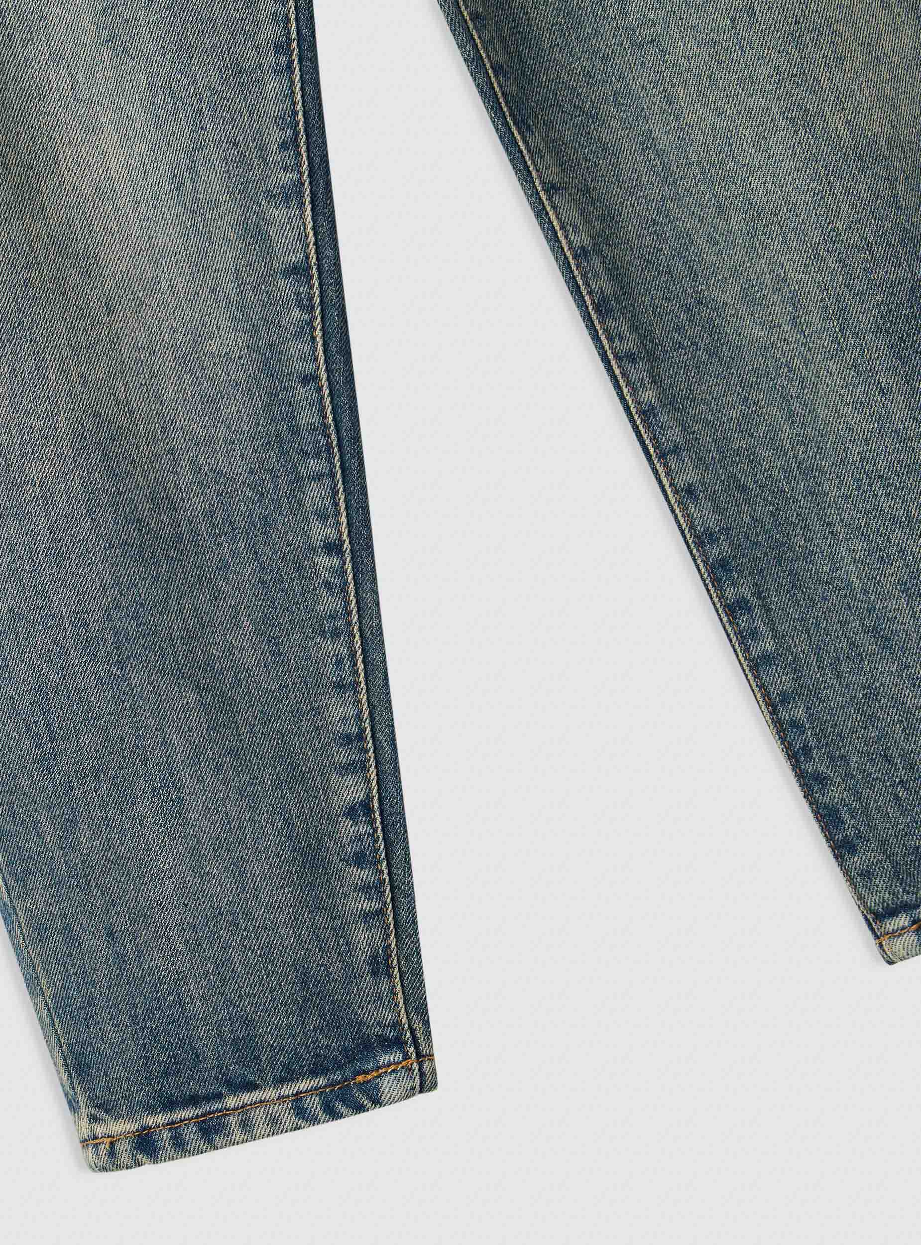 Jeans jogger bambino con vita elasticizzata Blu denim scuro