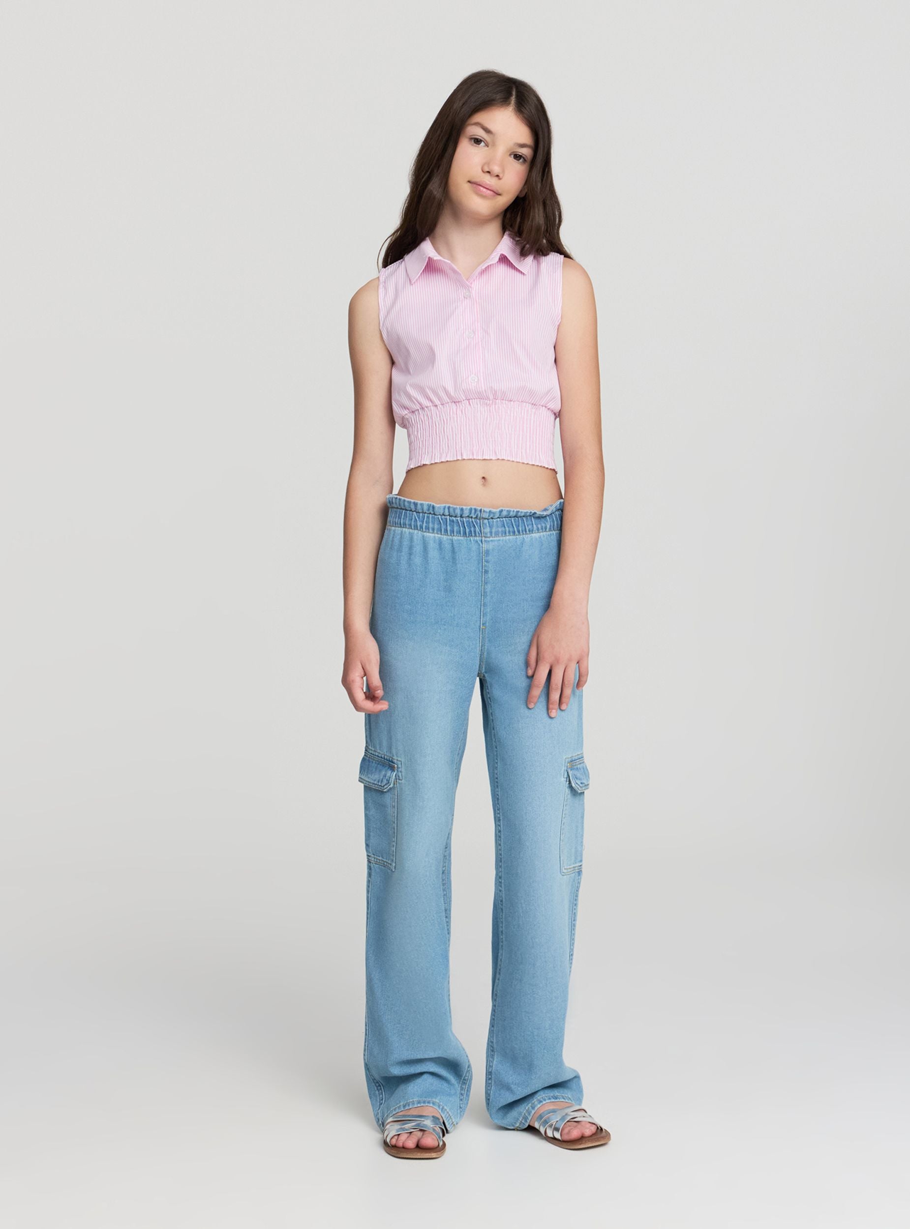 Petite chemise rose sans manches femme Columbia PFG snap up Petite chemise rose sans manches femme Columbia PFG snap up