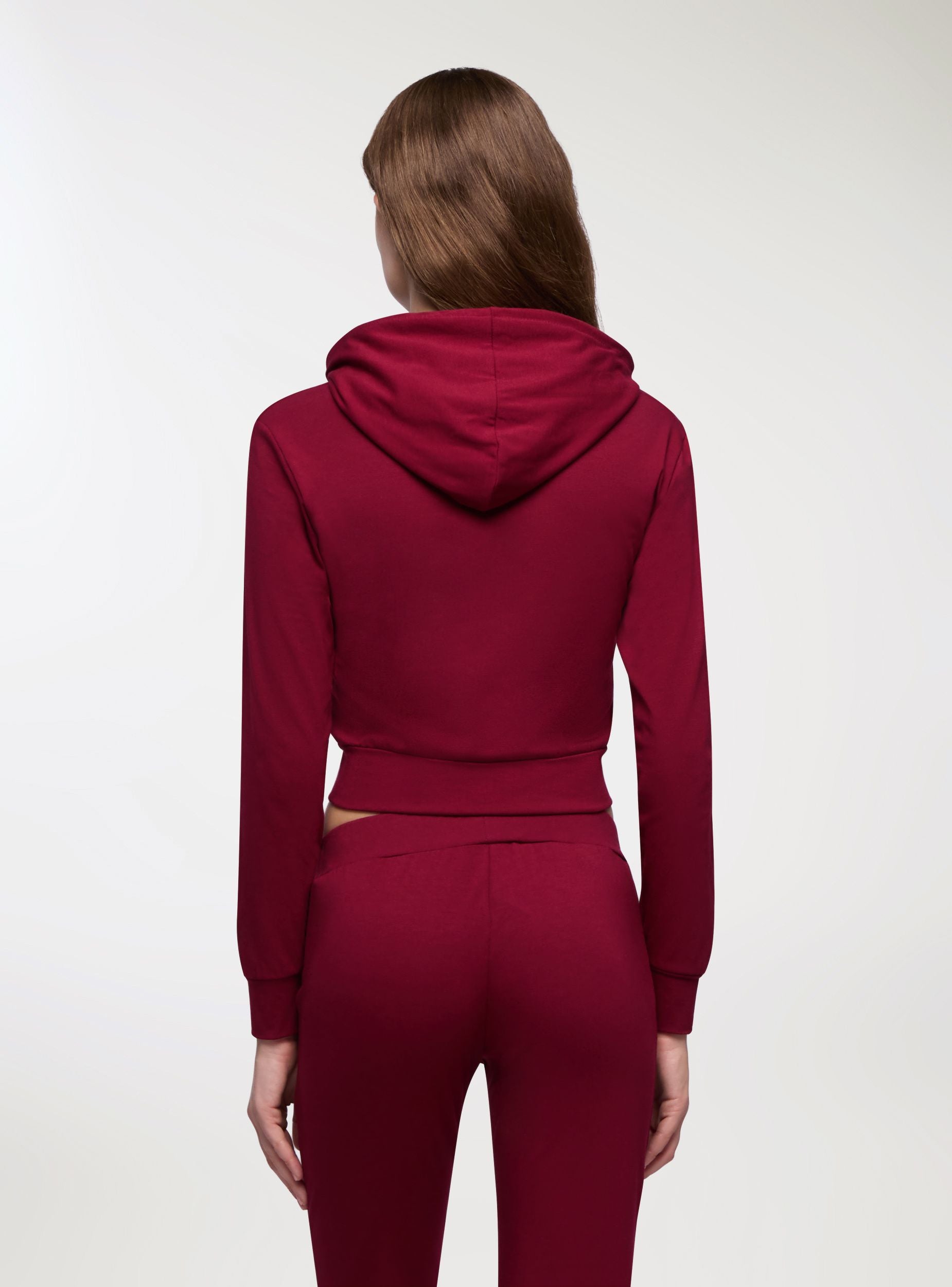 Felpa con cappuccio e zip