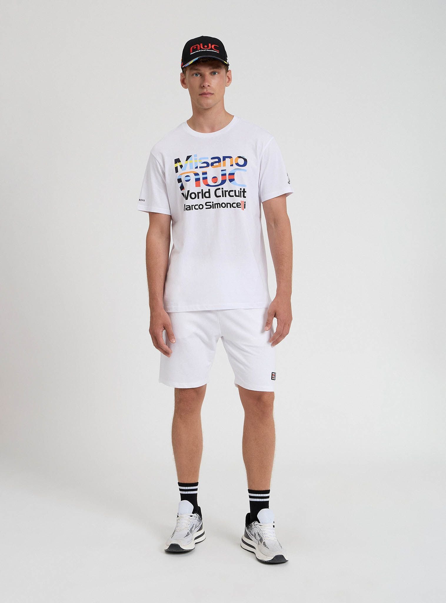 T-shirt con logo MWC Bianco ottico