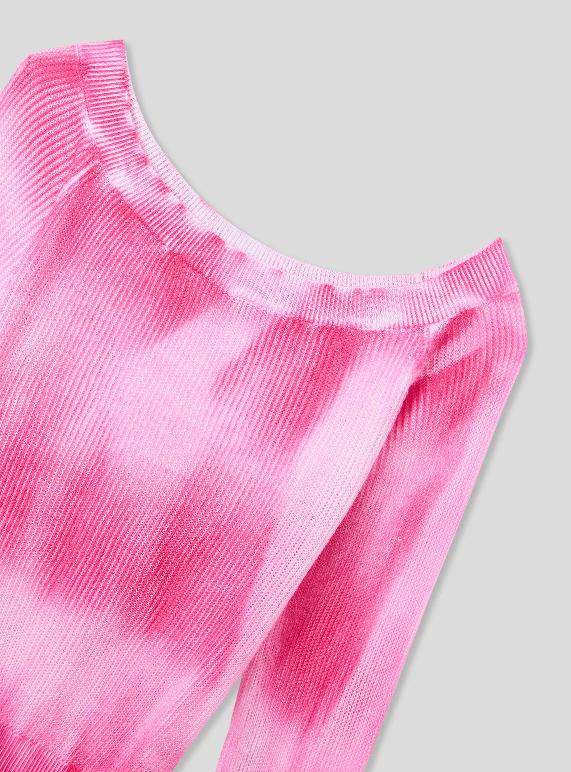 Maglia con righe sfumate
