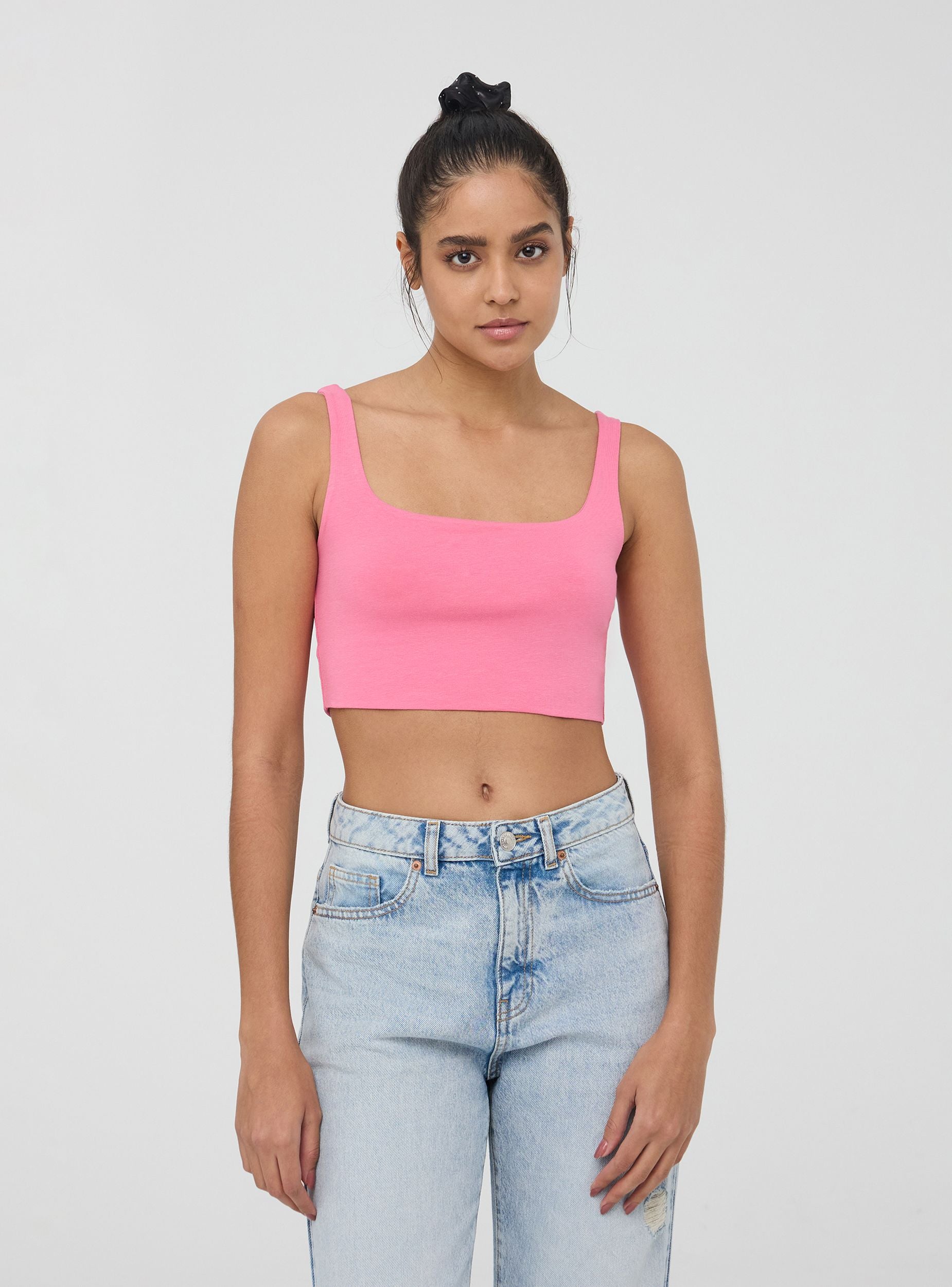 Bra con scollo quadrato Rosa bubble