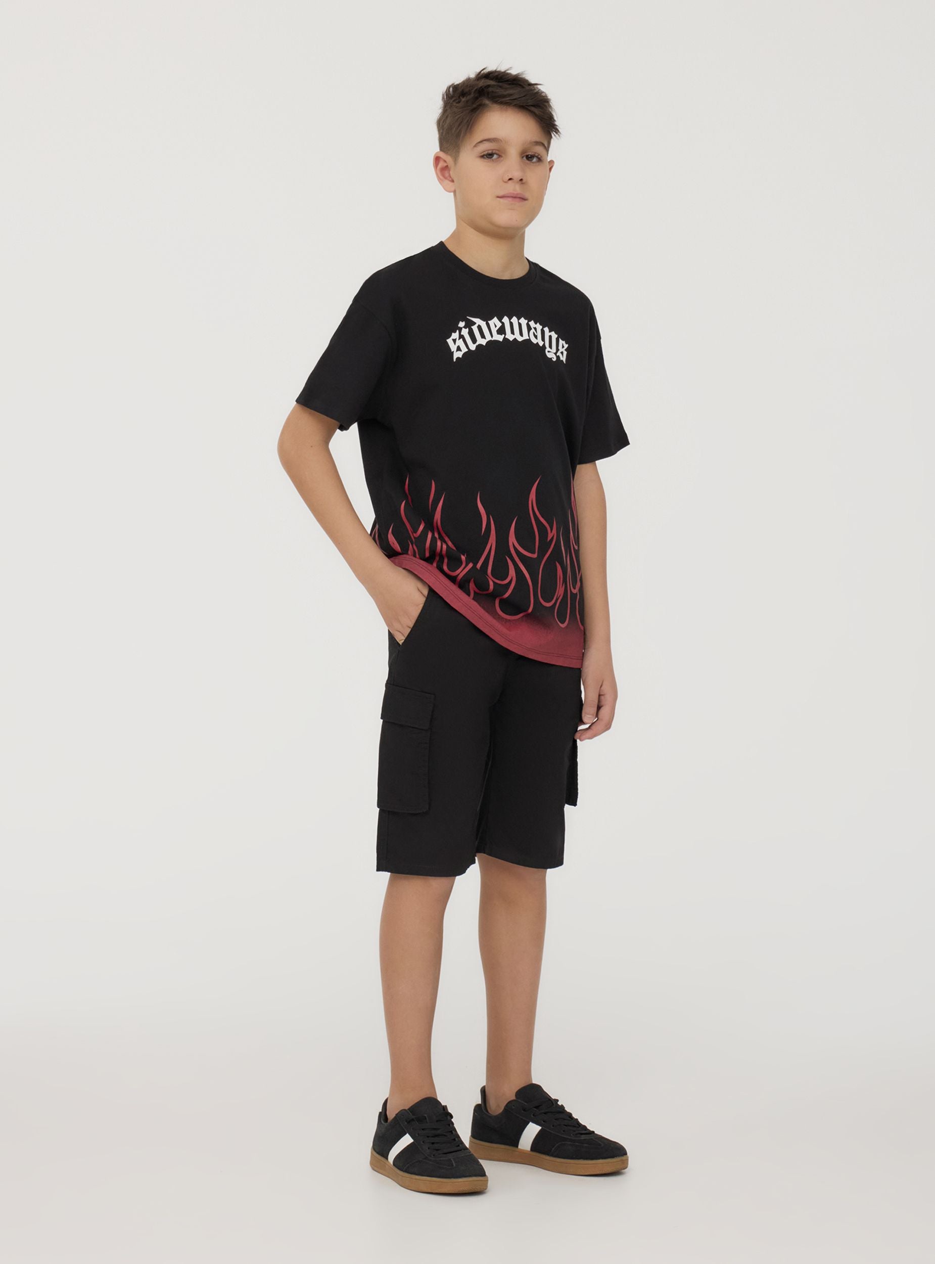 Pantaloncini cargo con coulisse