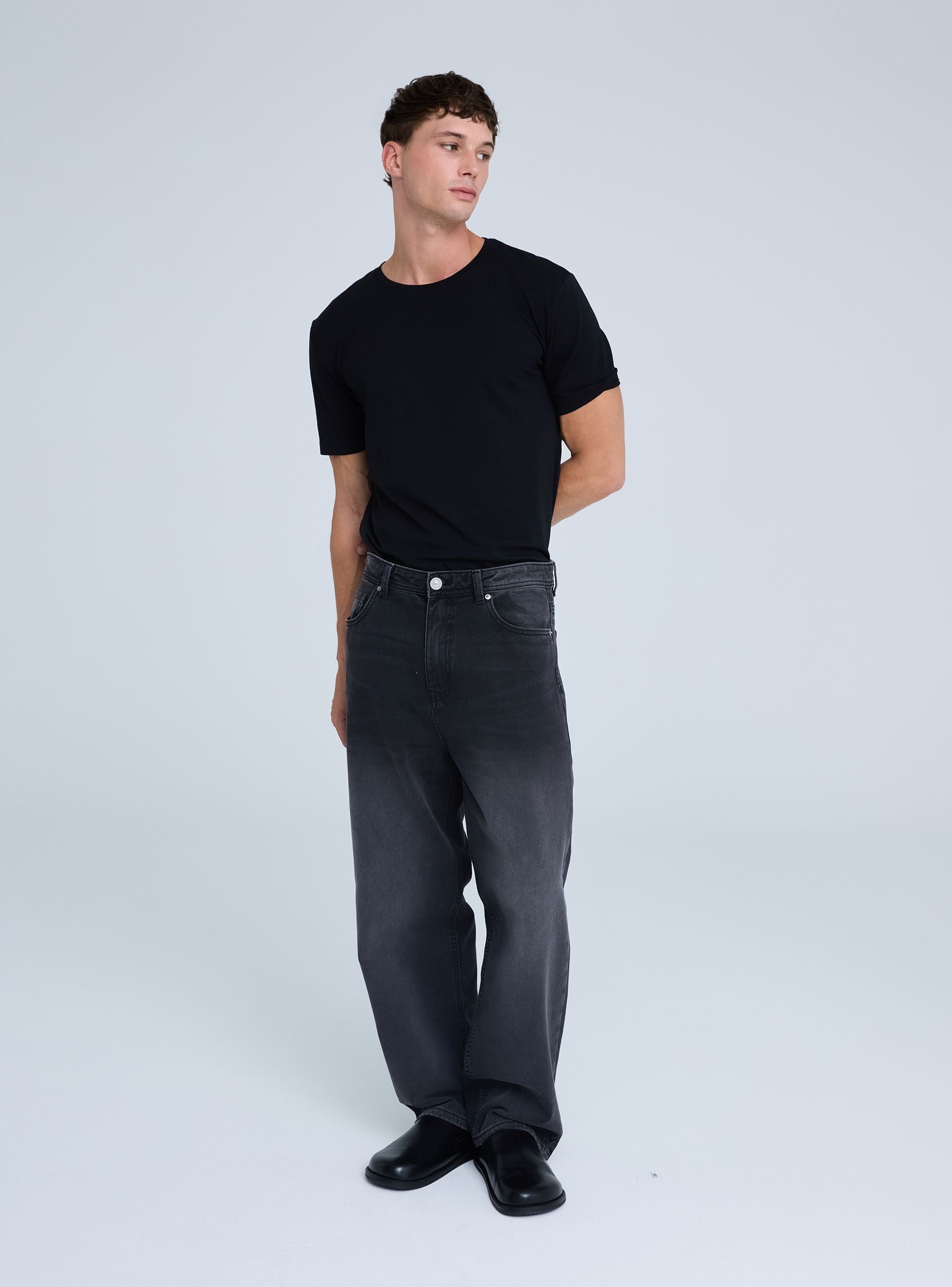 T-shirt slim fit a tinta unita uomo