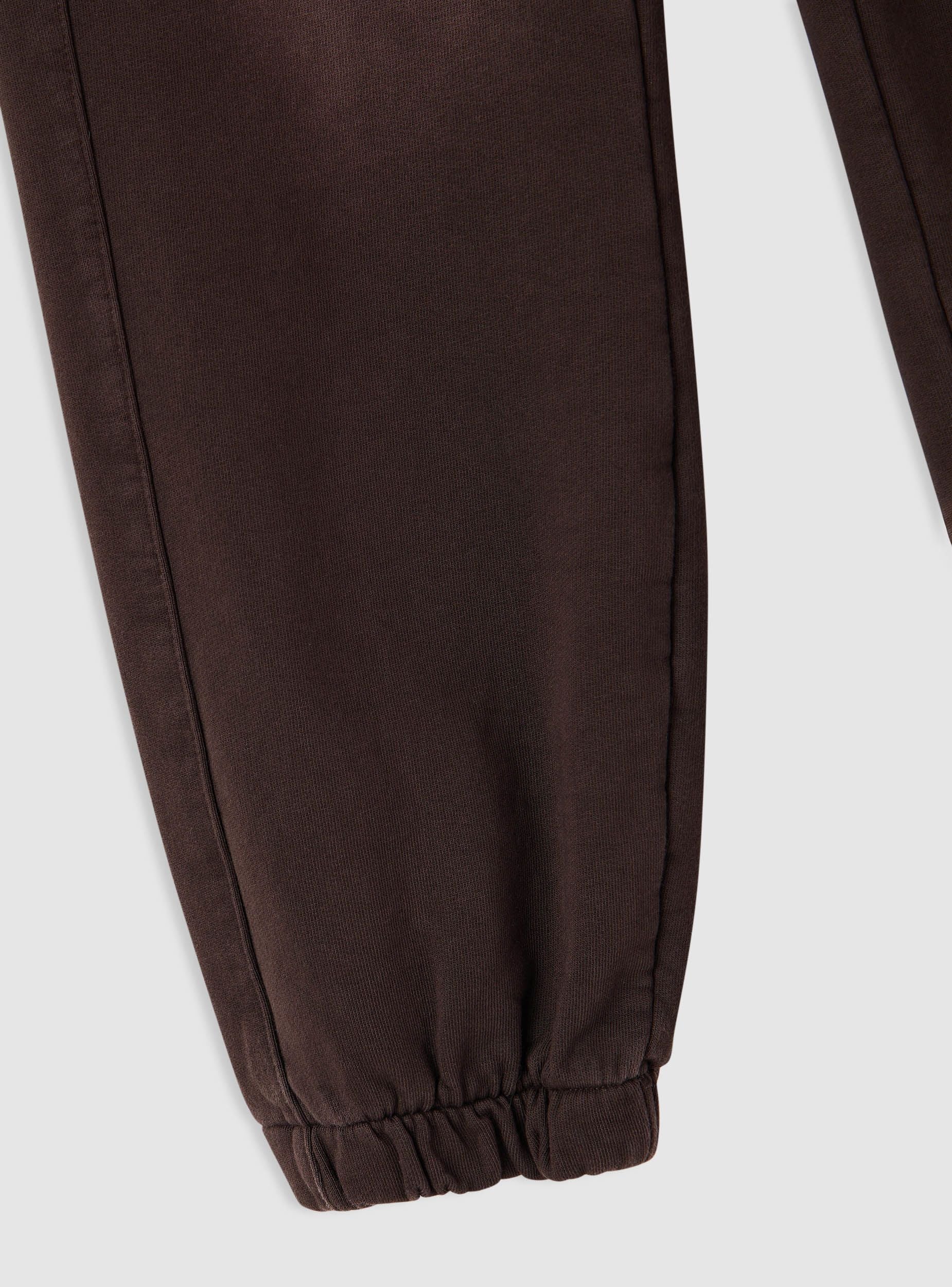 Pantaloni tuta jogging con elastico e stampa