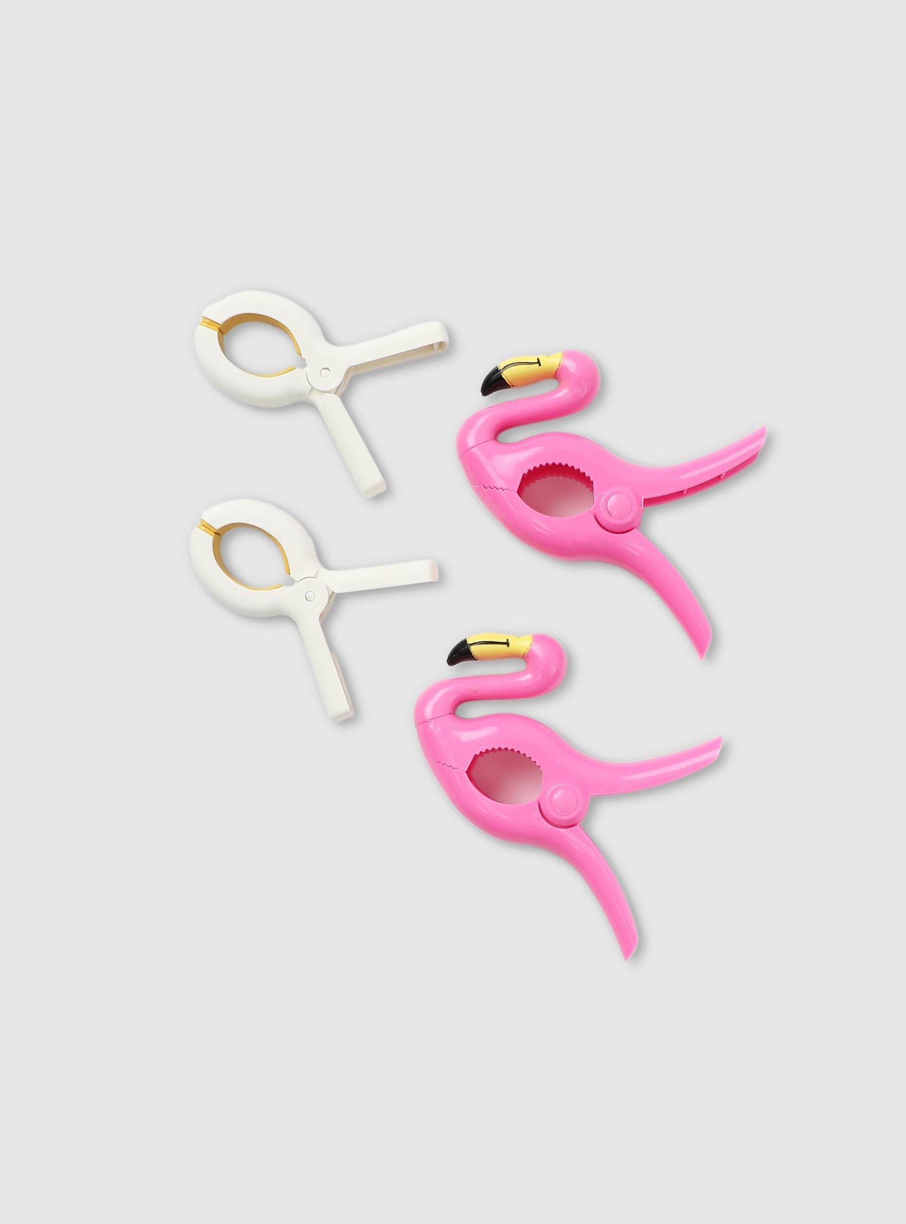 Pack 4 pinze per telo mare Var bianco ottico accessori