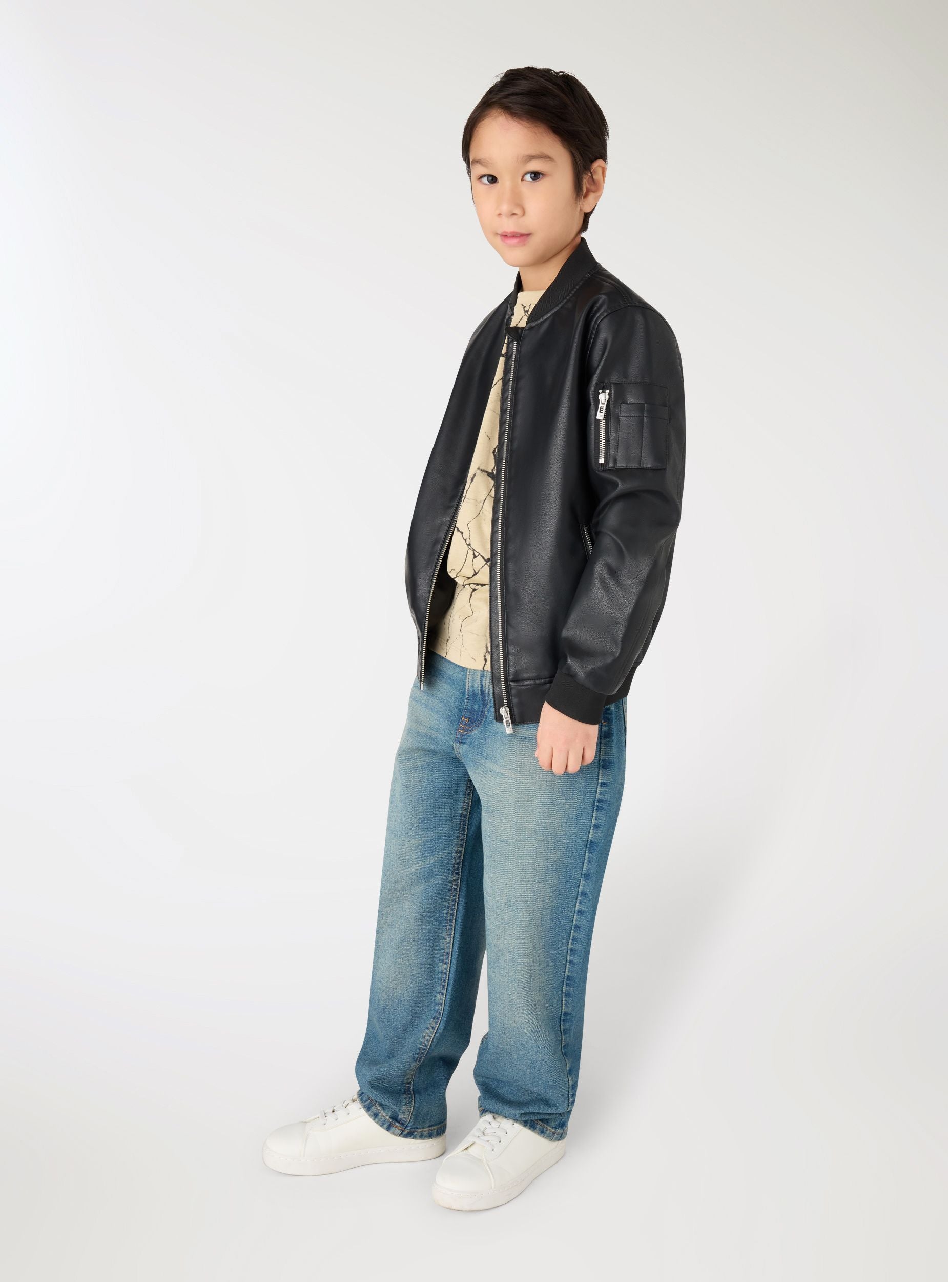 Jeans relaxed fit Blu denim medio