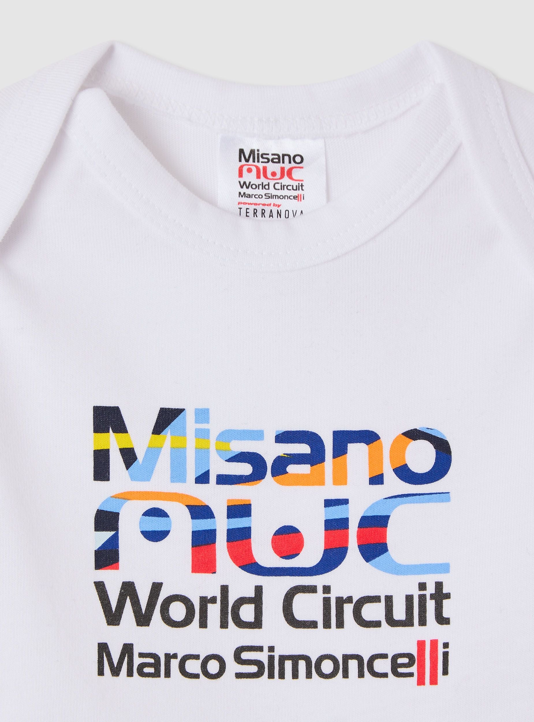 Body con stampa Misano Bianco ottico