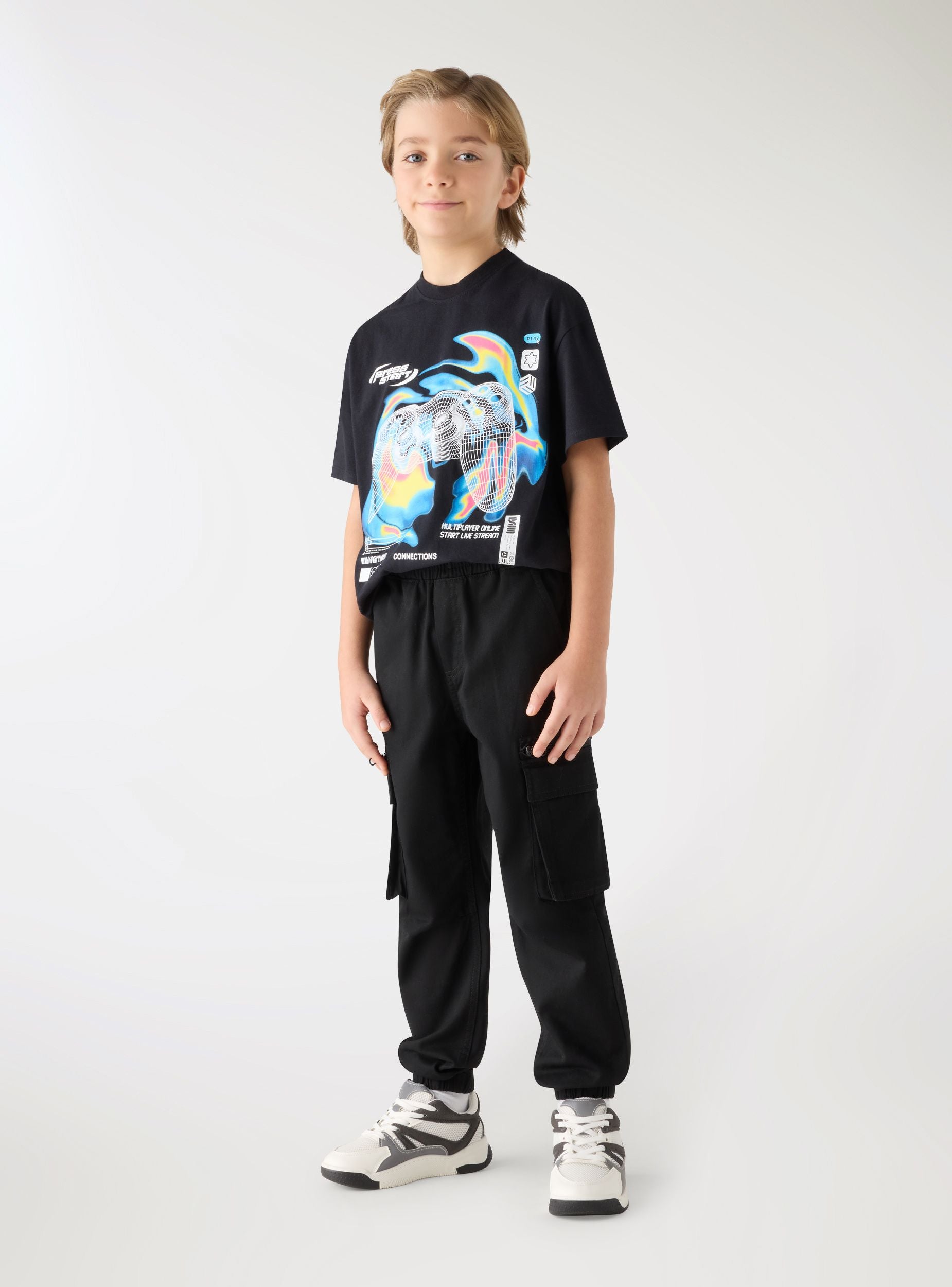 T-shirt con stampa videogame donna