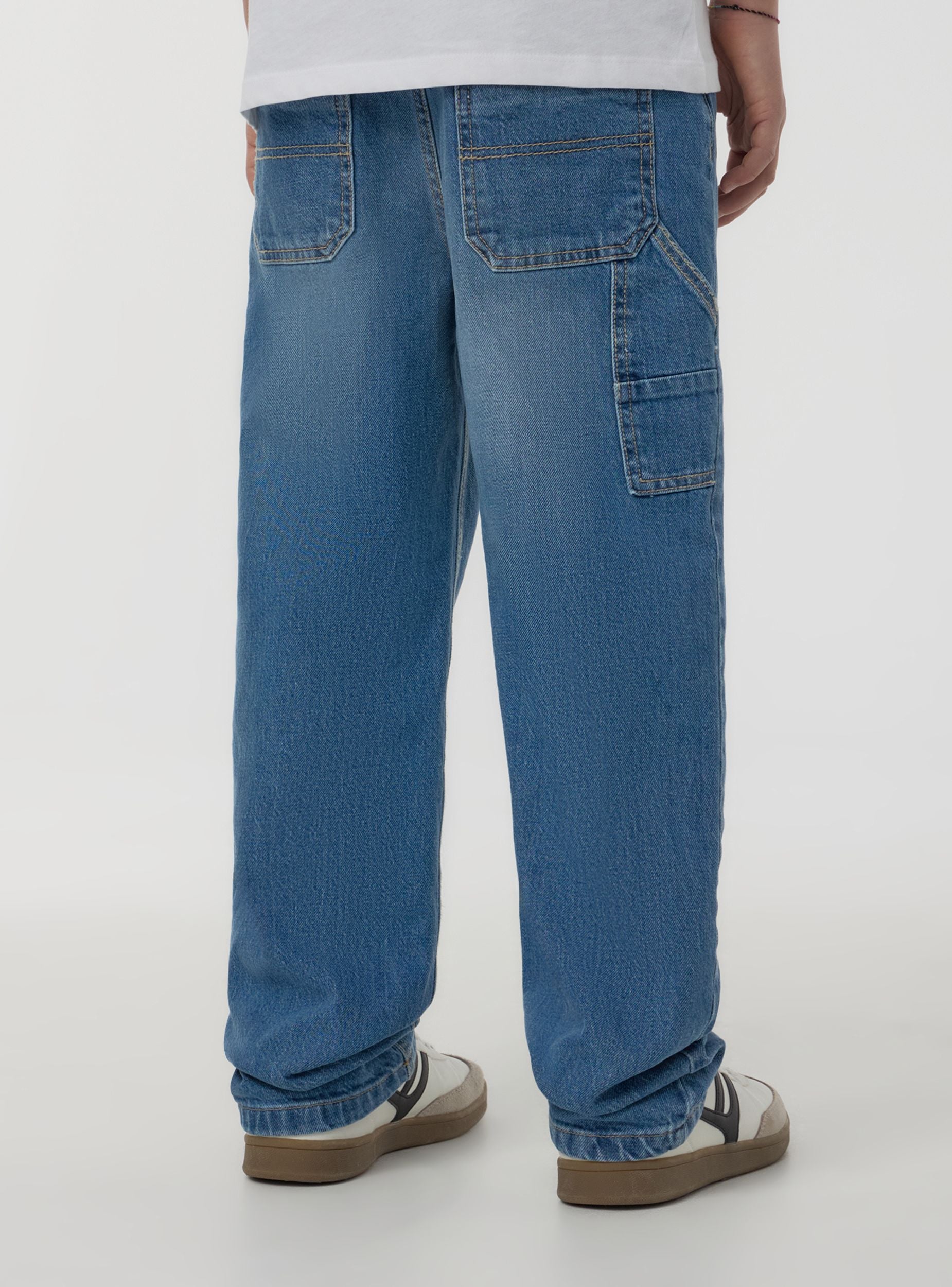 Jeans carpenter Blu denim medio