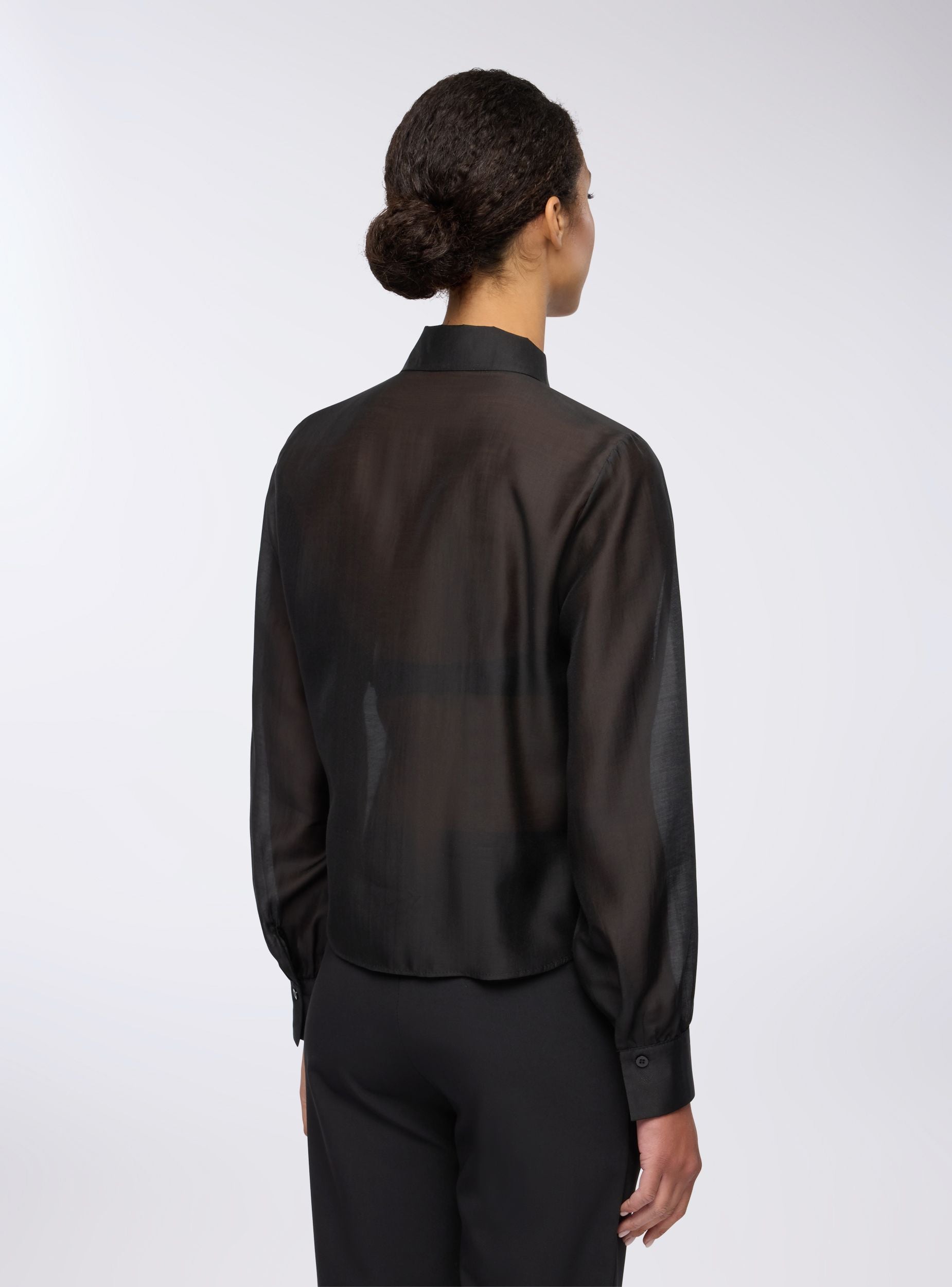 Camicia con rouches