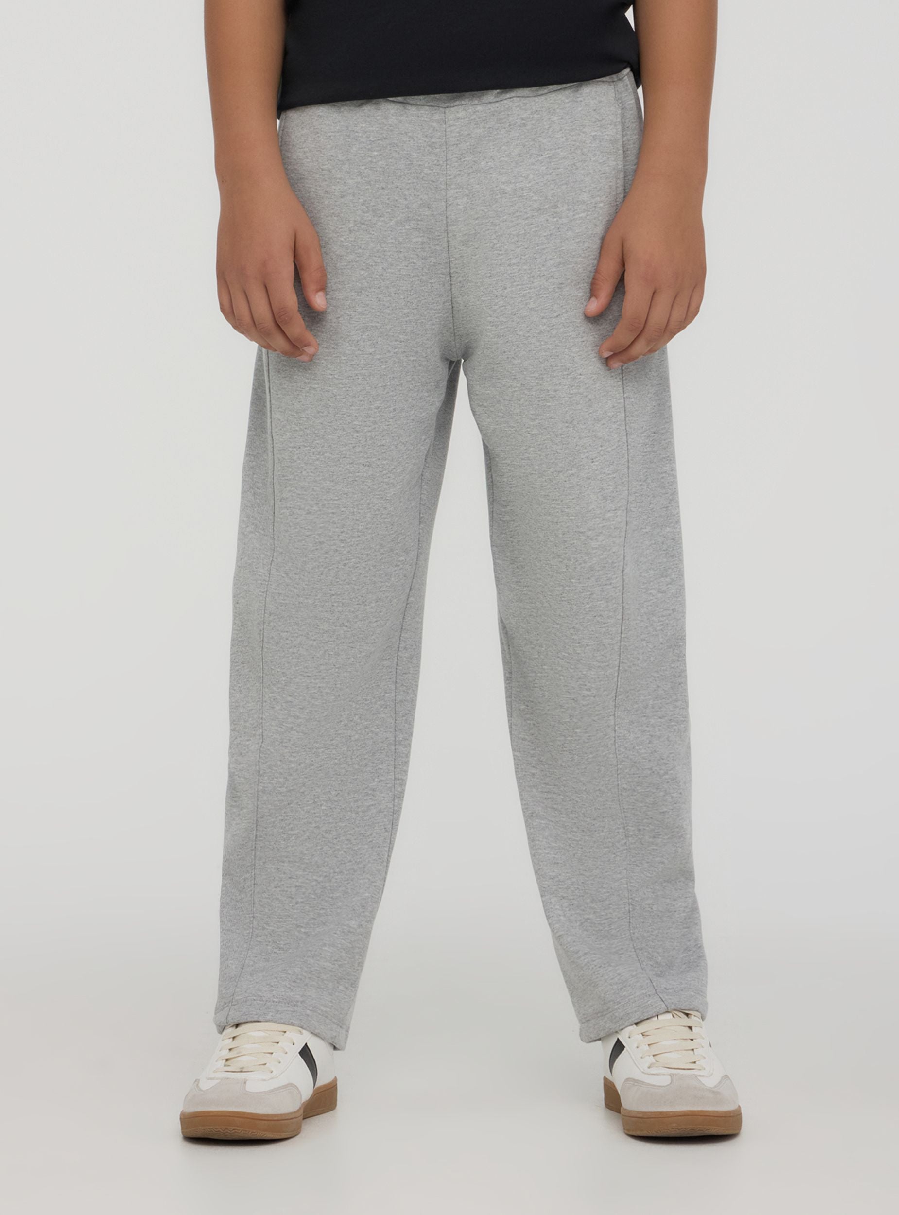 Pantaloni tuta balloon Grigio chiaro melange