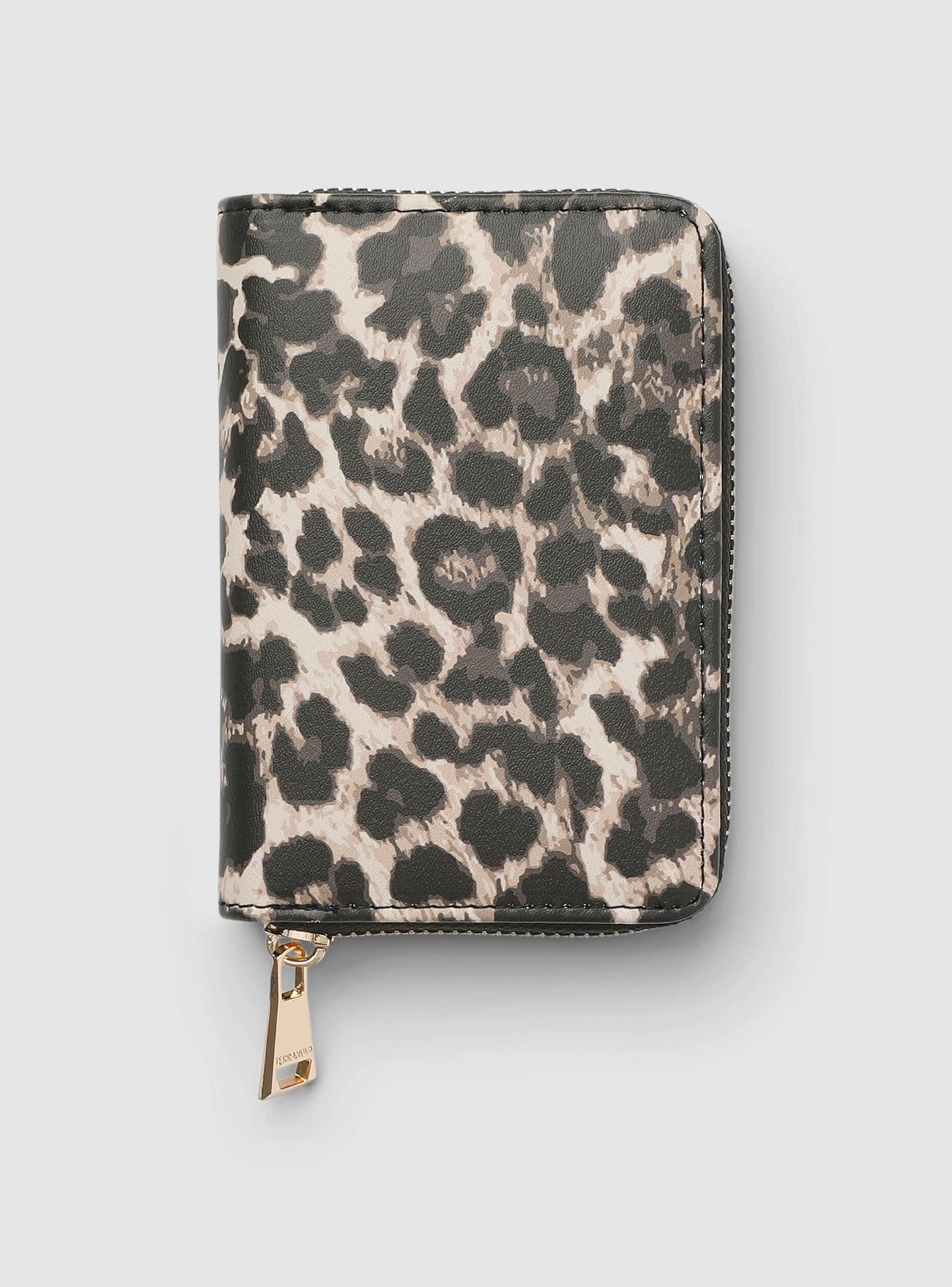 Portafoglio con motivo animalier Var nero
