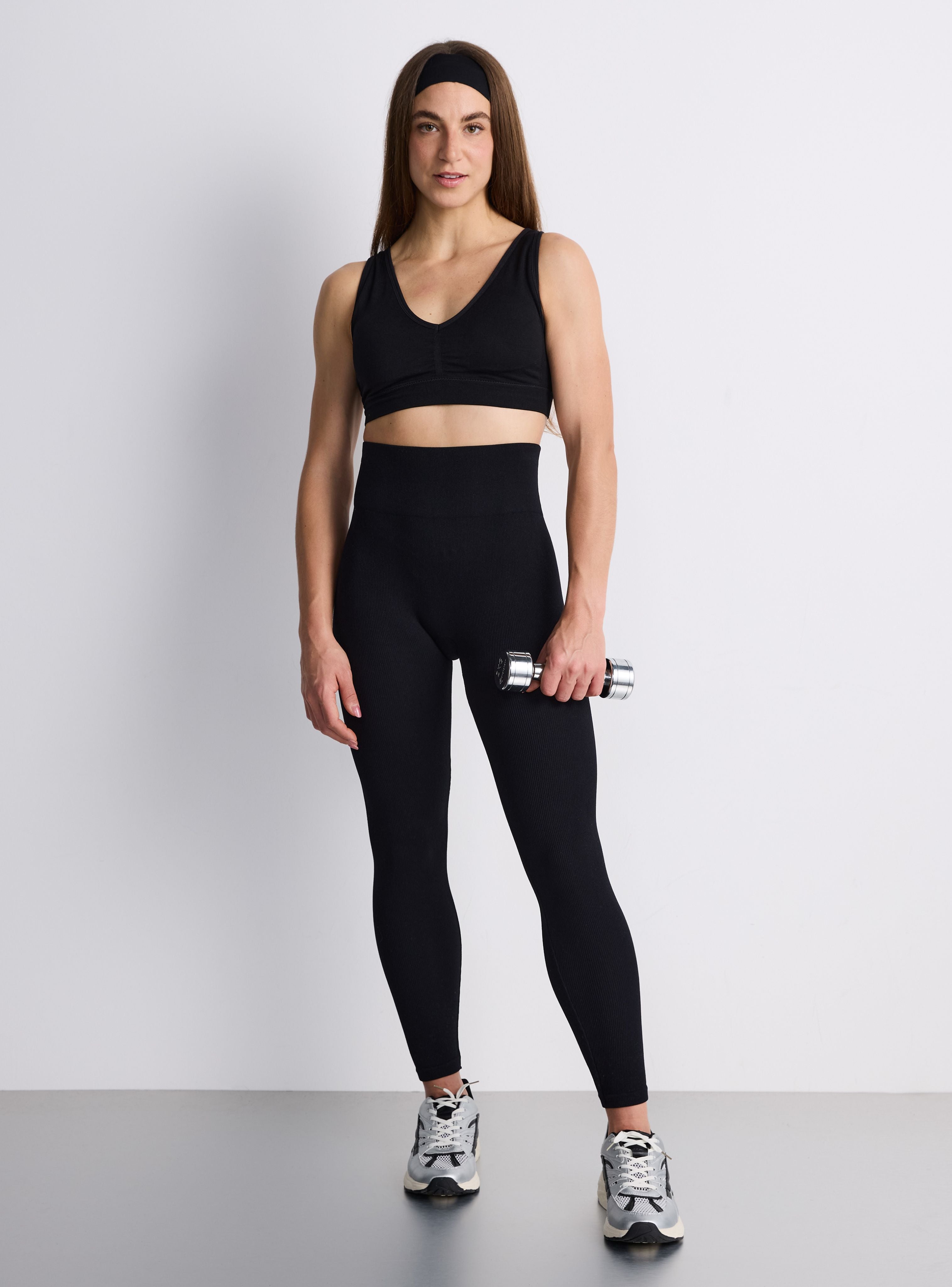 Leggings sportivi tinta unita
