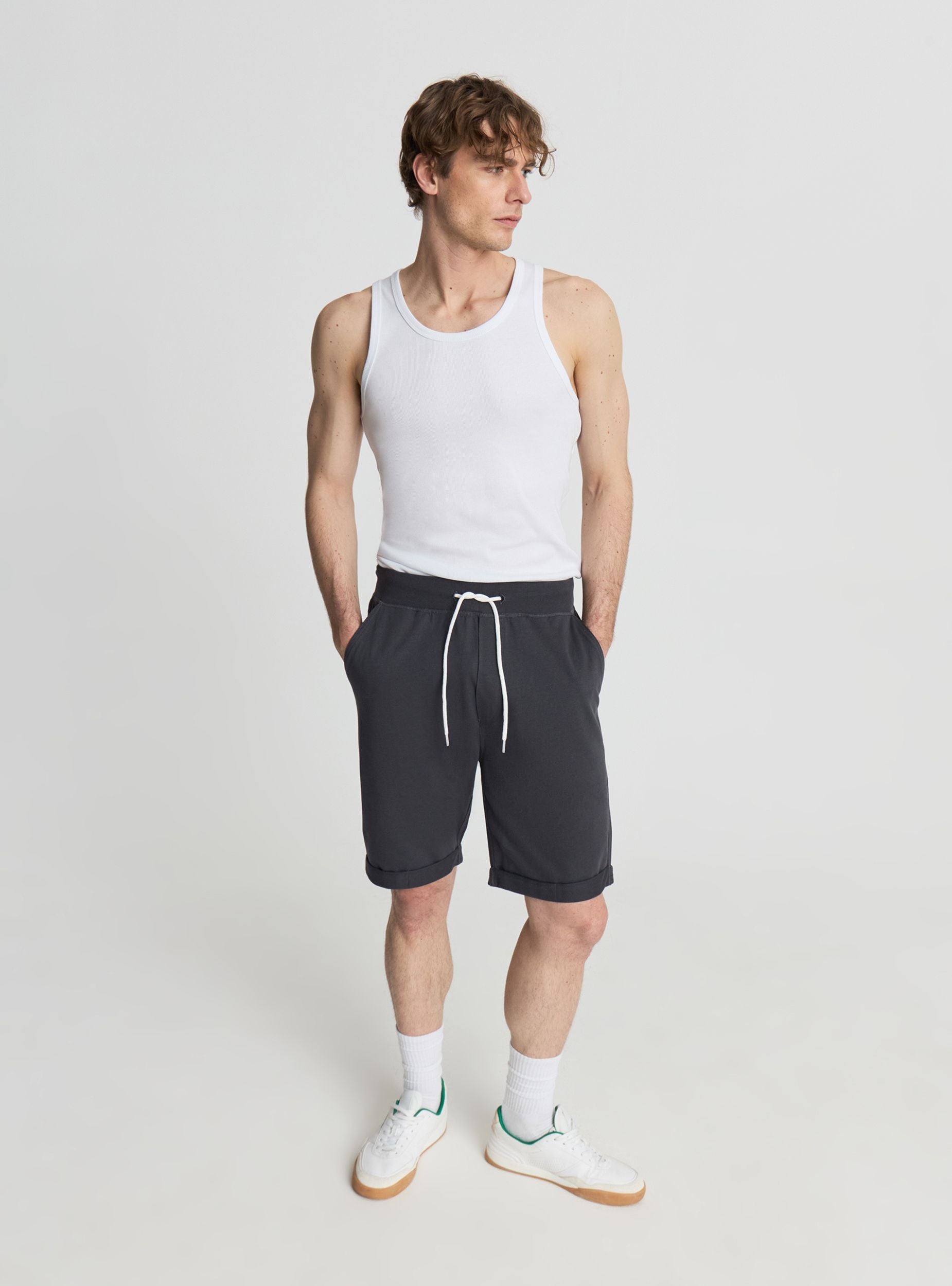 Pantaloni tuta chino corti Canna di fucile