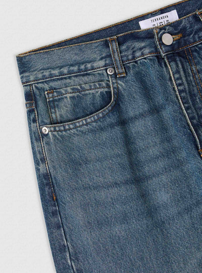 Pantalone Jeans Lungo Tinta Unita
