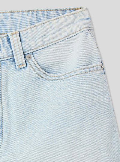 Shorts mom chiari in denim