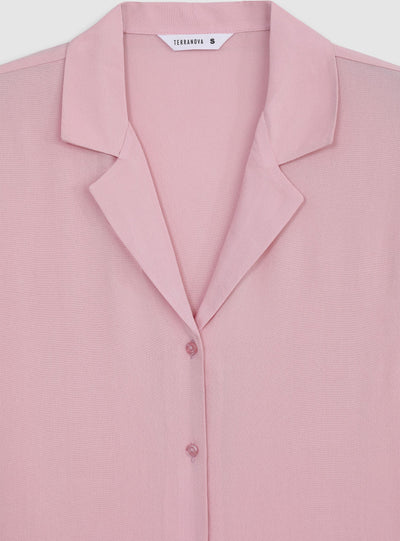 Camicia ampia maniche corte
