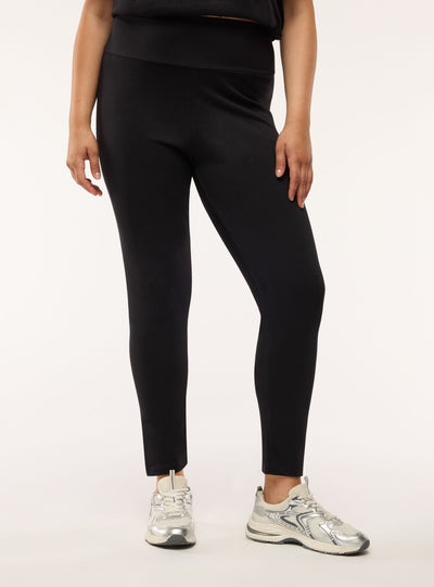 Leggings lunghi a tinta unita