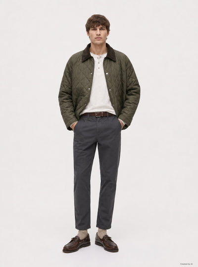 Pantalón chino ajustado