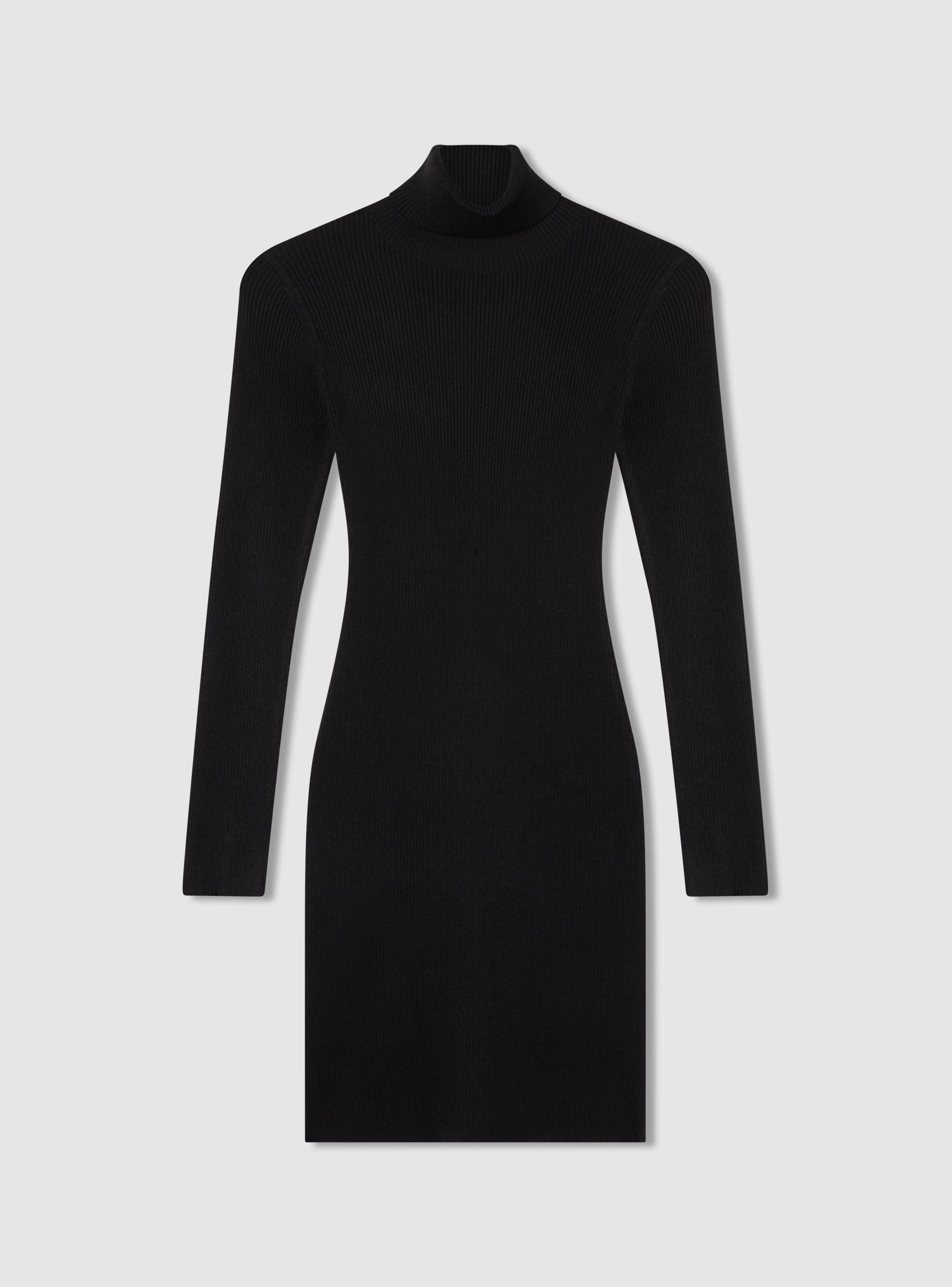 Knitted turtleneck dress - Terranova Knitted turtleneck dress - Terranova