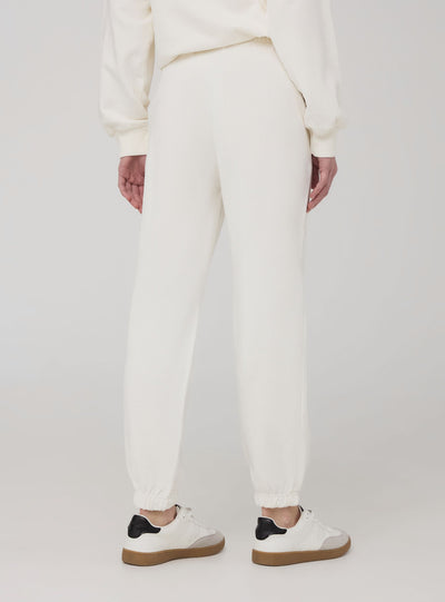 Pantaloni della tuta a vita alta con polsini