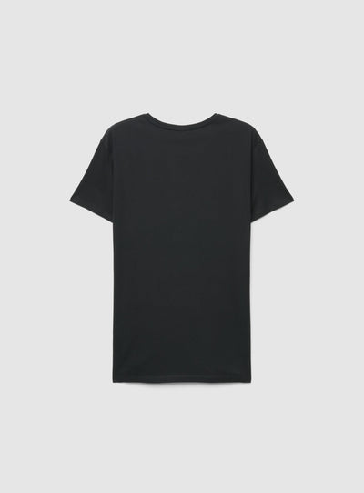 T-shirt maxi a tinta unita