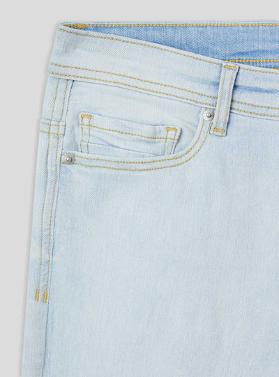 Light skinny jeans with rips