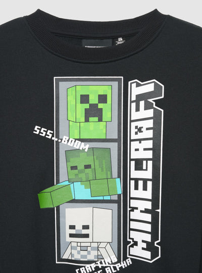 Felpa con stampa Minecraft®