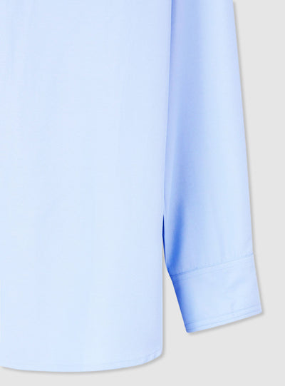 Camicia ampia in popeline