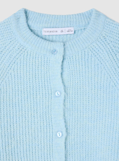 Cardigan da bambina a coste inglesi
