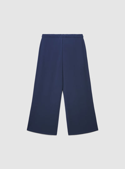 Pantaloni wide leg a tinta unita
