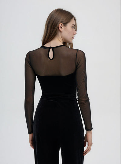 Body con coppe e trasparenze
