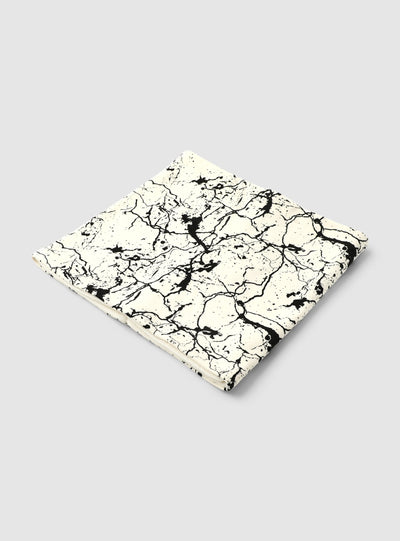 Scaldacollo con stampa marmorizzata