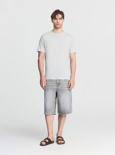 T-shirt doppiata tinta unita