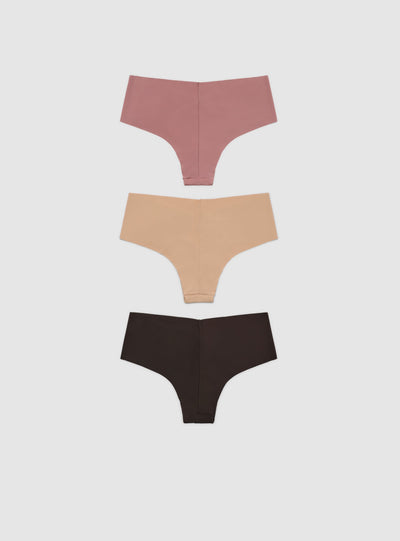 Pack 3 slip culotte a V
