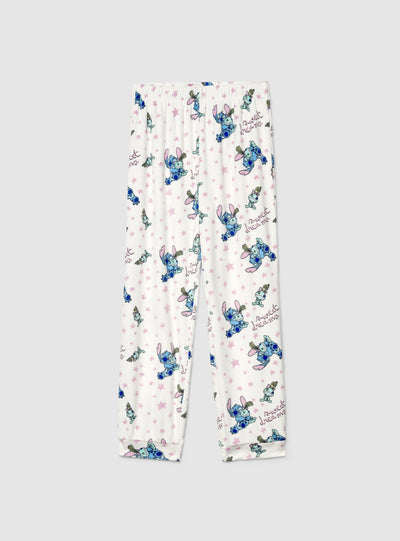 Two-piece pajama set with Stitch® print