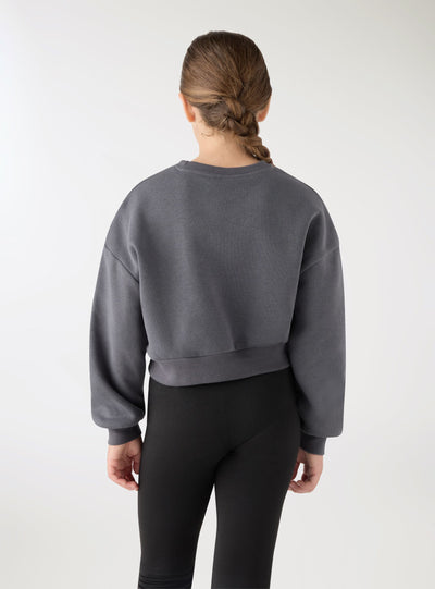 Felpa crop con stampa Kuromi®