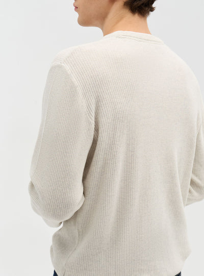 Maglia girocollo a punto mosso