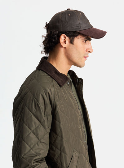 Cappellino baseball visiera effetto velluto