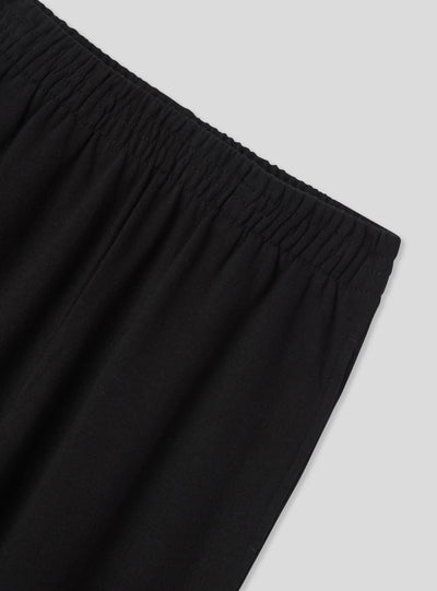 Pantaloni della tuta a vita alta con polsini