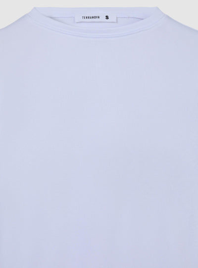 T-shirt tinta unita elasticizzata