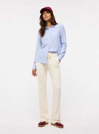 Camicia ampia a righe