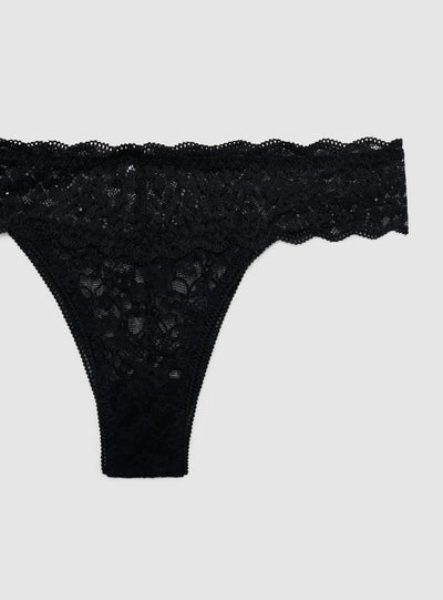 Pack 2 slip brasiliana a V in pizzo