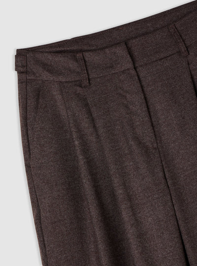 Pantalon wide leg avec plis