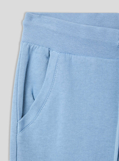 Pantaloni tuta leggeri con polsini e coulisse