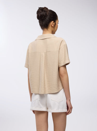 Camicia tessuto leggero con tasche