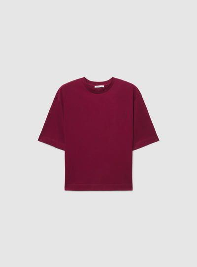 T-shirt over a tinta unita